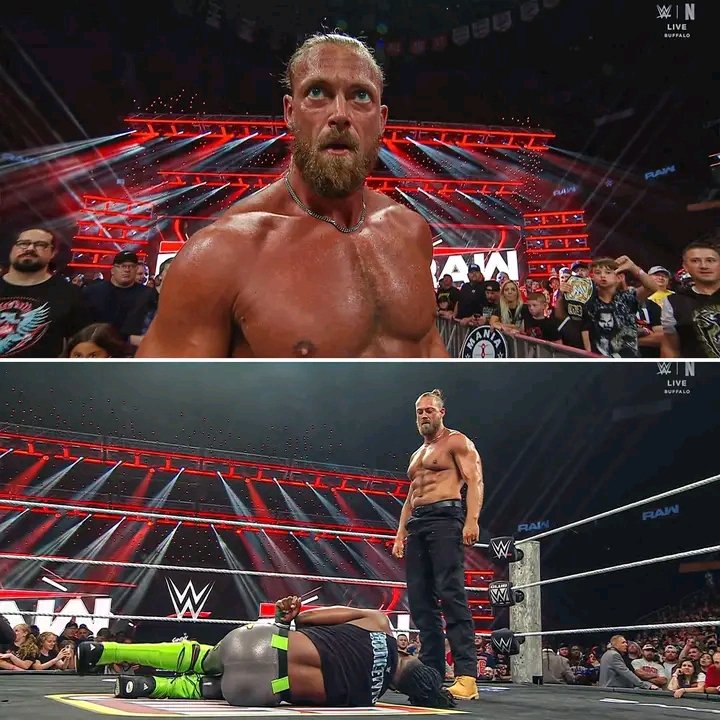 ReonTheScorpion's tweet photo. Big Cass makes a STATEMENT once again by taking out Je’Von Evans. 🙂 https://t.co/7OAvtx8MQ0