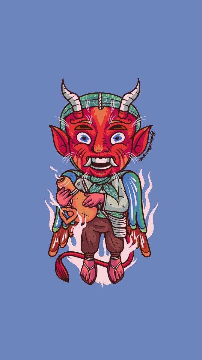 ElCapitanCopete's tweet photo. Agua de fuego 🔥👺
Ya no había dibujado diablitos y este salió de un rato de inspiración.
#ilustradoresmexicanos #illustration #mascarasmexicanas #illustragram #diablitos https://t.co/roVN1yujpD
