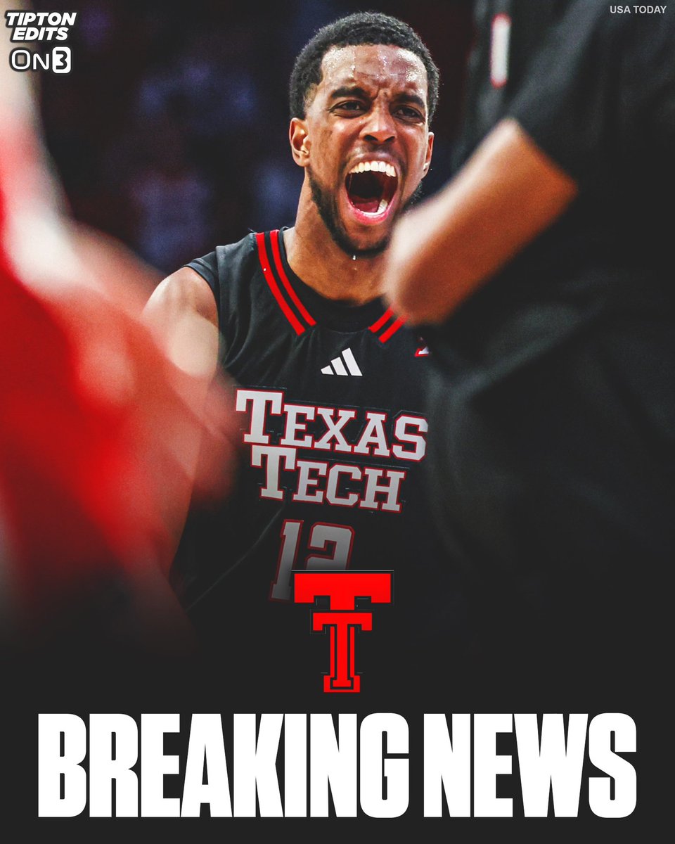 JoeTipton's tweet photo. NEWS: Texas Tech sharpshooter Donovan Atwell is returning to Texas Tech for a fifth year of eligibility following the Colorado court ruling, he told @On3. 

The 6-5 senior averaged 13.5 points per game this past season, shooting nearly 46% from three. 

https://t.co/Ewf7i0tyxm https://t.co/iM04o0REhs