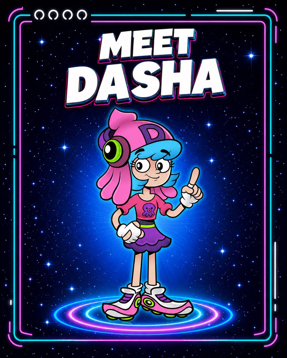 SpungeGames's tweet photo. Clever, confident and always ready with a quick comeback.
Meet Dasha!⚡
Join our Discord for updates, character reveals and behind-the-scenes content! 🚀
See link in comments below ⬇️
#SuperFreePlay #CoopGaming #IndieGame #GameDev https://t.co/KBGT1HYDUg