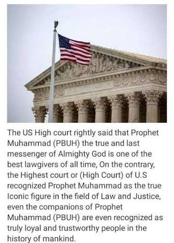 nlbs_'s tweet photo. Sorry to piss on your bonfire, but Muslims were in North America centuries before 1776, and Muhammad is literally depicted inside the U.S. Supreme Court among history’s great lawgivers in 1935.

The Constitution protects religious freedom and bans religious tests..so this Islamification is incompatible with America shit is culture-war bullshit, not constitutional law.
