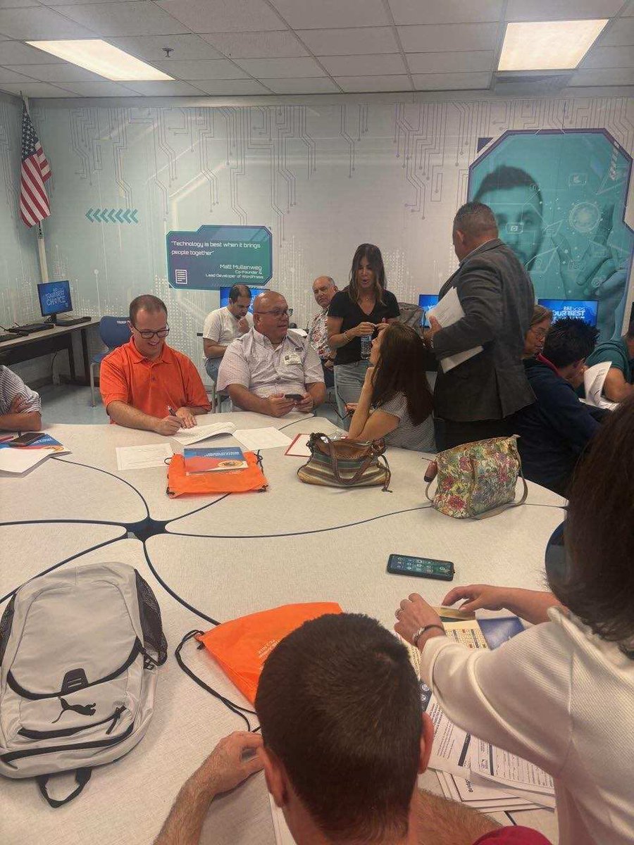SuptDotres's tweet photo. Excited for day one! 🎉 All Bridges in Education for Adults with Multifaceted Abilities (BEAM) program students are officially registered and ready for tomorrow. Huge thanks to the HML Adult and Continuing Education Center administration and our students with unique abilities teachers for making today's orientation a massive success!#BEAMProgram #OrientationDay #AdultEducation #BackToSchool
#YourBestChoiceMDCPS