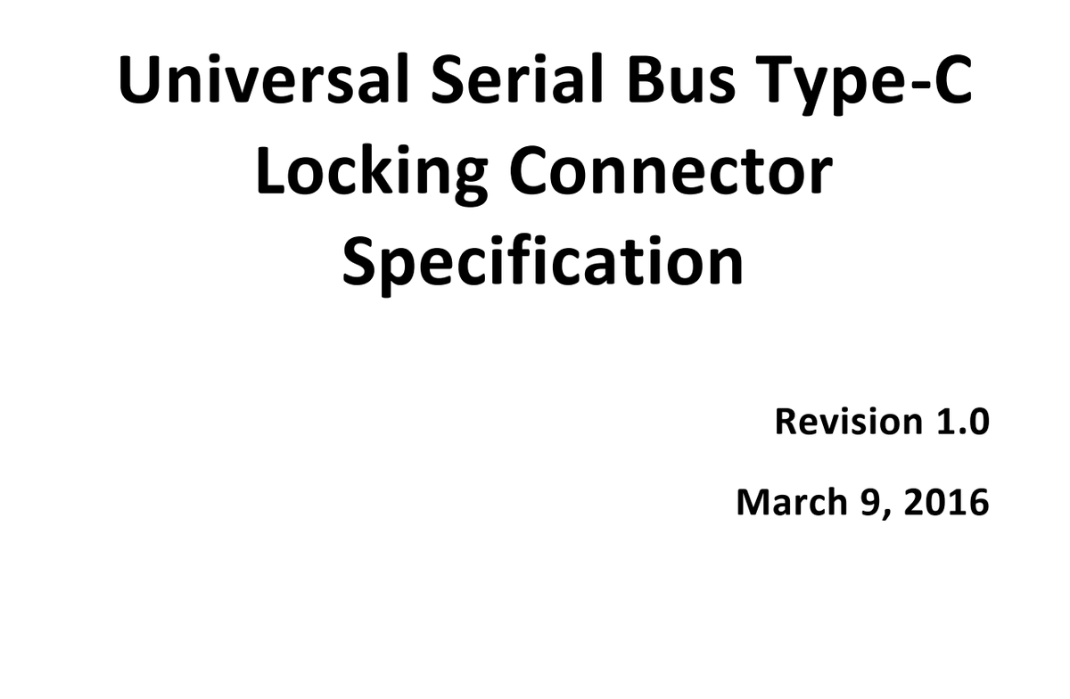 emh203's tweet photo. yall thought I was throwin' horse shit around.

USB-C thumb screw is officially specified by the USB-IF Device working group https://t.co/of4RJ2t45U