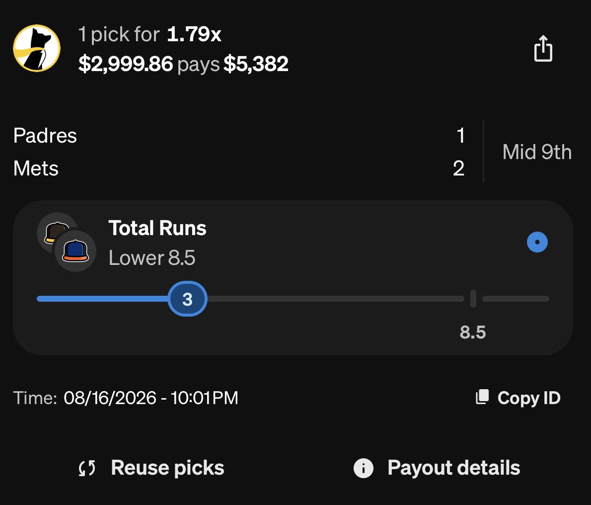 YourFriendKyle_'s tweet photo. I have won NINE entries in a row.

No, that's not a typo. Yes, you read that correctly.

My Twitter subs get every play.

Sign up to Underdog using code YFK &amp; sub to me if you want to start making some money. https://t.co/h89BrWnAC2
