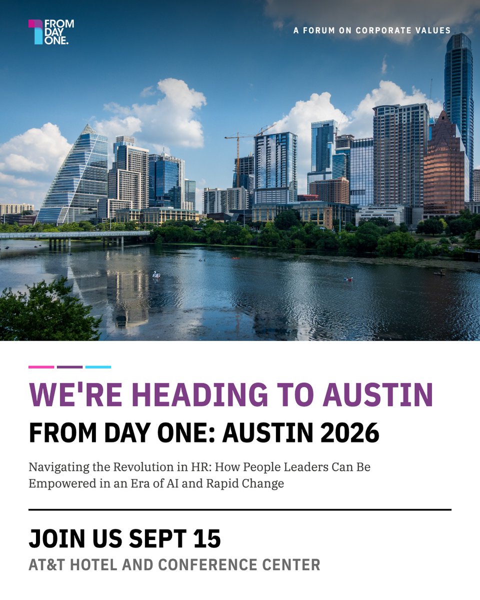 FD1conference's tweet photo. Austin, mark your calendar. 🤠

On September 15, we're bringing #HR, #HybridWork, #benefits, and #inclusion leaders together for a day of real conversations. Want to join us? 

Event details: https://t.co/BGW0chb7cj

#DEI  #FutureOfWork #WorkplaceCulture https://t.co/8r1y3TCPQf