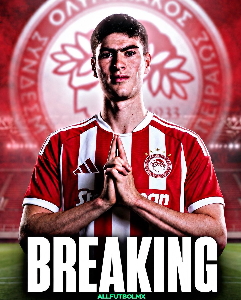 AllFutbolMX's tweet photo. 🚨🤯 BREAKING: ARMANDO ‘HORMIGA’ GONZALEZ LEAVES CHIVAS AND IS A NEW OLYMPIACOS PLAYER ON A PERMANENT DEAL.

The 23-year-old Mexican striker has been signed for €10.5 MILLION, including bonuses, with Chivas retaining a 10% sell-on clause. 🇬🇷❤️✈️

Via @Nikos_Kotsis https://t.co/JU2Hdq5hOV