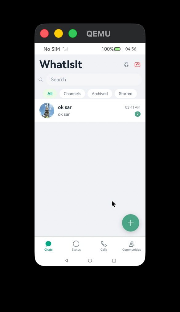 LivingInHarmony's tweet photo. 80% of app is done
My friend Abhi just need to make proper UI for and test calls - WhatIsIt (working progress) for HarmonyOS (demonstrated on Oniro emulator) 
#ComingSoon #HarmonyOS #Huawei #Native #ThirdPlatform #ThirdOS #Thirdway #FOSS #Ecosystem #Oniro #Global #Fall #Q3 #Q4 https://t.co/wDJqmUJVZP