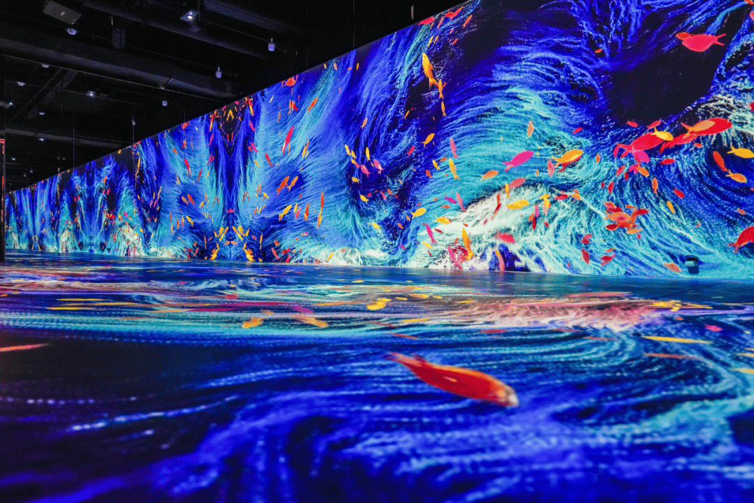 kirou_flo's tweet photo. Step into the immersive world of light art tonight—swirling colors, moving shapes, and pure magic waiting for you. https://t.co/KTidkBfomr
