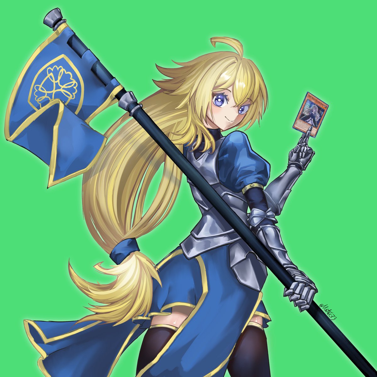 Matax33's tweet photo. #LyriasGallery another flagbearer rendering test complete! https://t.co/R9MJSS5vdr