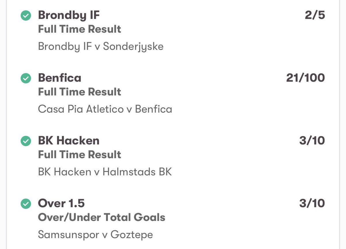 KingsTopTips's tweet photo. BOOOOM!🤴🏽✅

OUR DAILY ACCA IS A WINNER!🔥

Anyone on this with us?👀 https://t.co/RBpZThDxZc