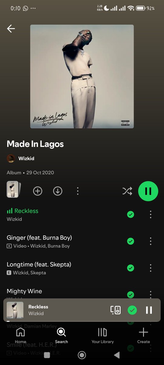 its_kimathi's tweet photo. WizKid at the height of his powers. This album seats up there with other great Afrobeat Albums. From the production to the writing to the features I mean he propelled Tems to greatness. 
#Madeinlagos https://t.co/FWY8PdRgSr