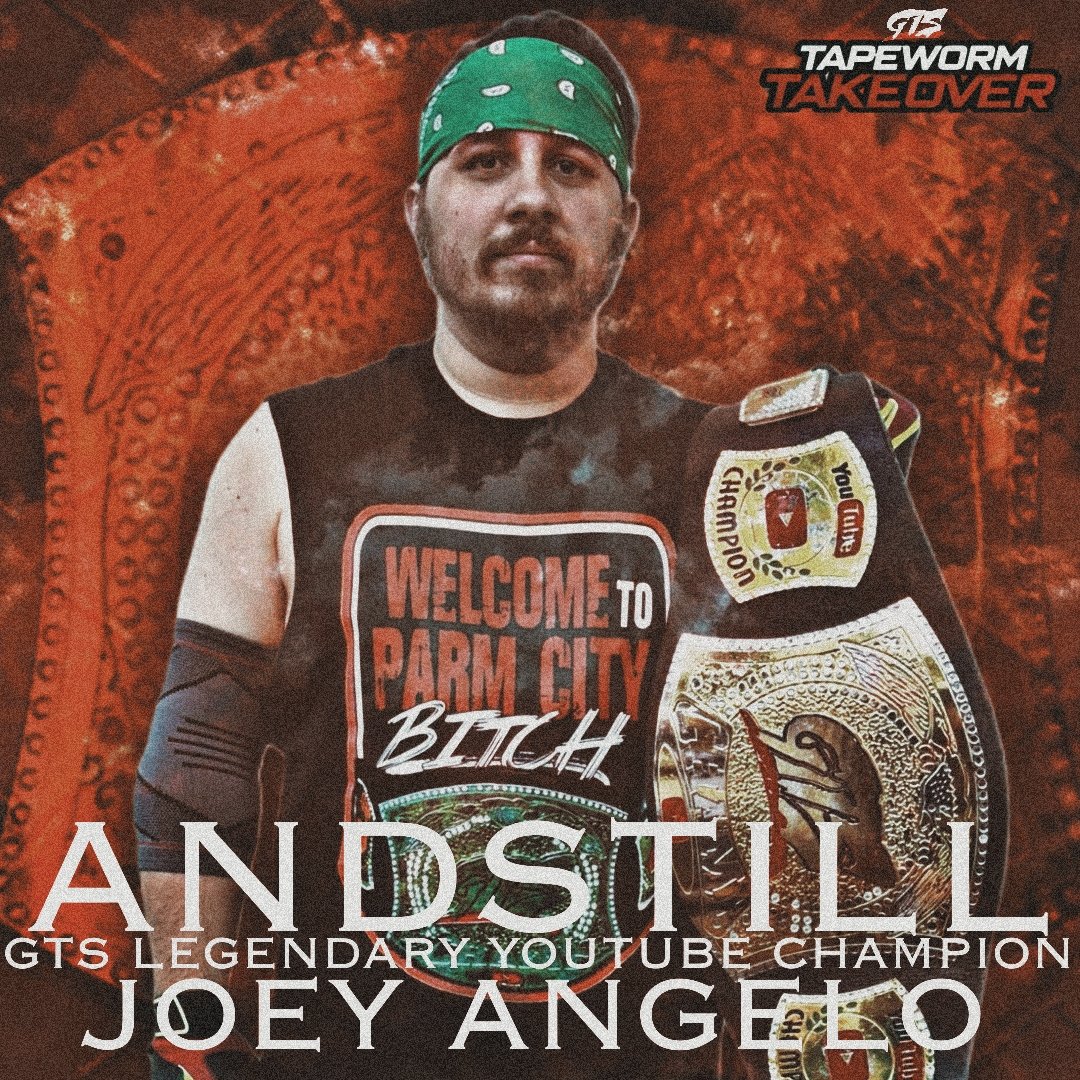 Mapiczishim's tweet photo. At GTS Tapeworm Takeover! 

Joey Angelo Defeated Jay The Key Evans to retain his GTS Legendary YouTube Championship.

His run as champion been amazing so far 🔥🔥 https://t.co/kTRoHtutvx