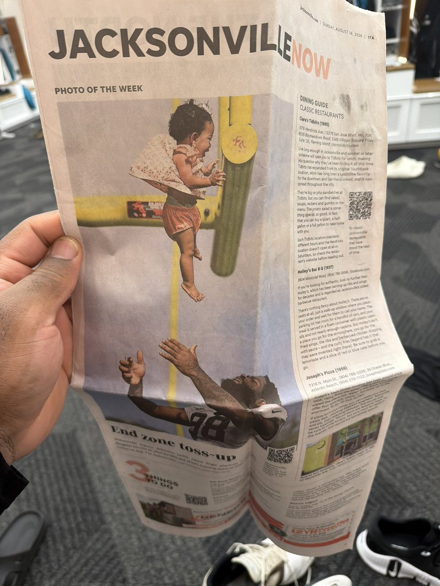 kalreg26's tweet photo. I know newspapers are kind of out dated but if anyone has an extra copy of this weeks Jacksonville Now. I would love an extra copy 🥹💞 https://t.co/8gq7yiPIFF