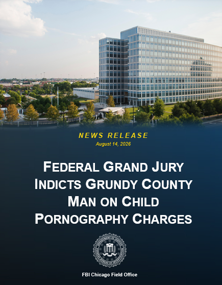 FBIChicago's tweet photo. 🚨#INDICTMENT: Duane DeMichele, from Grundy County, IL, was indicted by a federal grand jury on child pornography charges for allegedly inducing two minors to engage in sexually explicit conduct. To read more about this case, please visit: https://t.co/OFBtkhtsIJ
The FBI remains committed to using every available investigative avenue to crush violent crime and protect those who are the most vulnerable in our community.
If you believe you are a victim or have information regarding other victims of sexual exploitation, please report a tip by calling 1-800-CALL-FBI (225-5324) or submitting a tip online at https://t.co/YsyApSvbbb.
https://t.co/VNAnIZiRbH