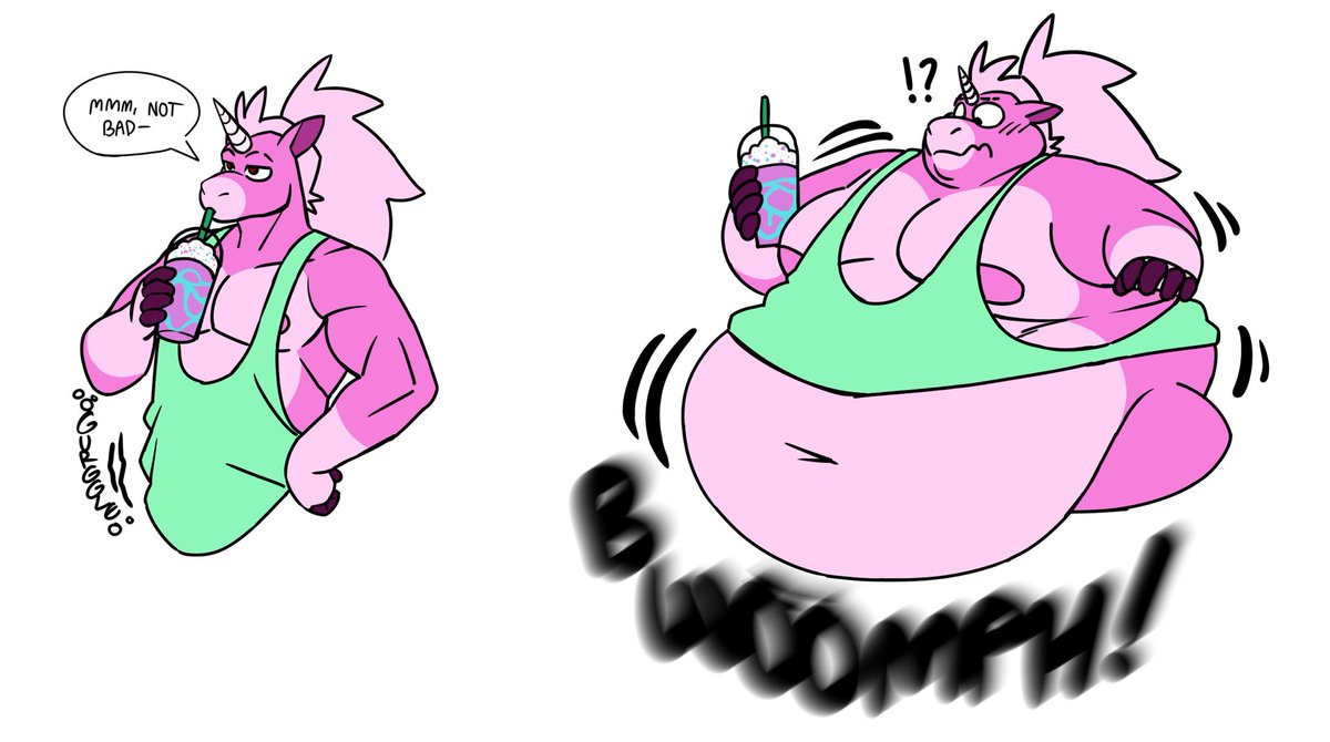 Round_Cloud's tweet photo. Unicorn tries unicorn Frappuccino https://t.co/Qz1ApEW3ow