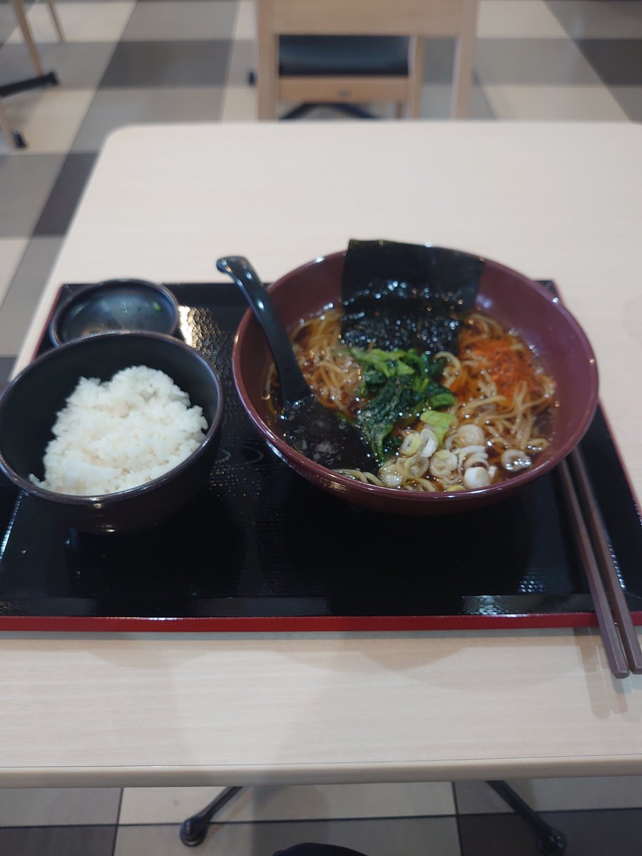 ko2026jj's tweet photo. 食べてみたいと思ってたゆで太郎の朝らー https://t.co/q0szGoQ0dn