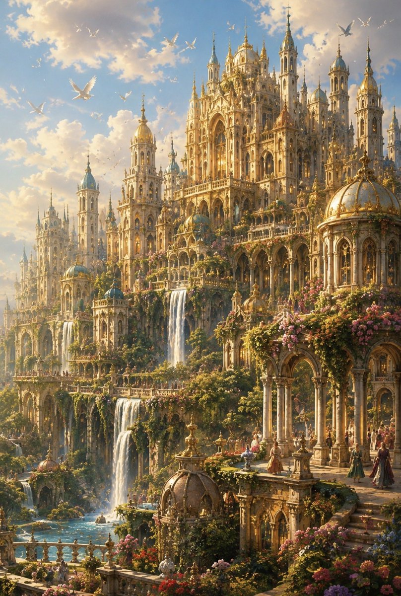 AlimakAndrews's tweet photo. Todos querían vivir en aquella ciudad.
Fue construida para ser eterna: torres de mármol, jardines suspendidos y murallas que parecían tocar el cielo. https://t.co/wI8Vgs8i2b