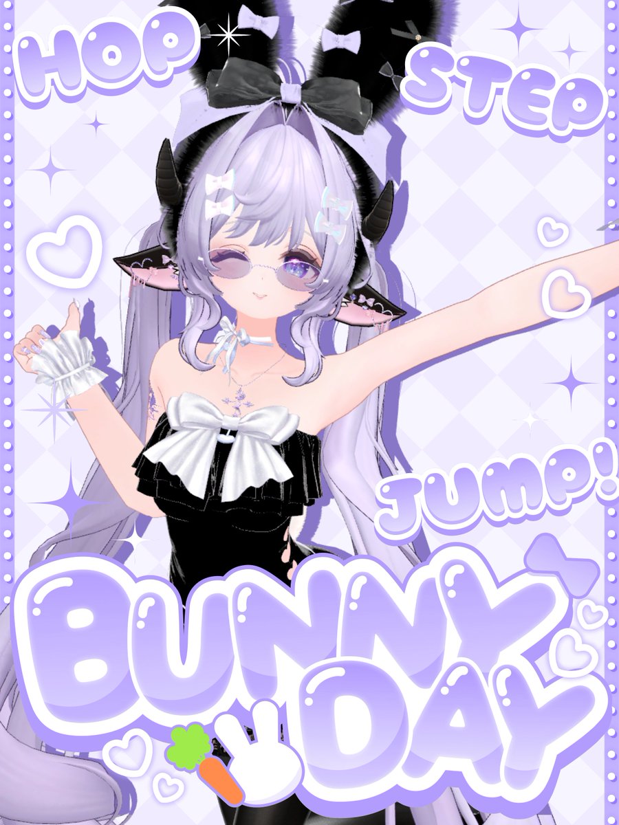 yagimerino's tweet photo. おはようございます！
なんと、今月２回目のバニーの日です！
本日VRC内では私がバニー集会も主催する日となっております！
皆の可愛いうさぎ改変をおまちしております🐇
#おはようVTuber #Elychiffonバニー集会 https://t.co/Cijzfo6N4b