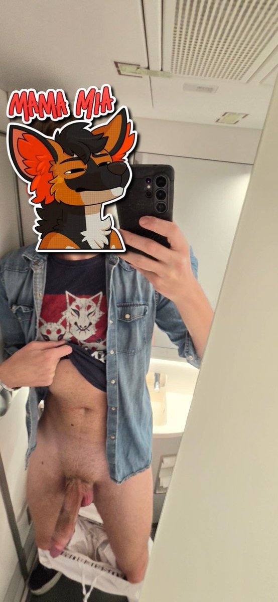 BadDogZu's tweet photo. I'm just a big guy in a small lav https://t.co/zymOUUr6yz