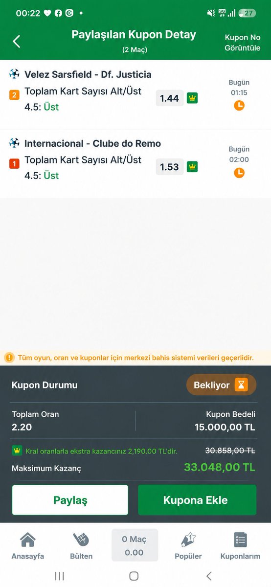 dedetahmin's tweet photo. Gece için kuponumuzu bıraktık arkadaşlar 👀

Az oranlı garanti gece kuponu 
Desteklerinizi bekliyorum, sayfayı yeni büyütüyoruz. Takip edip arkadaşlarınıza da gönderirseniz çok mutlu olurum ❤️

Beğeni + yorum + paylaşım yapalım, hep beraber büyütelim şu sayfayı.
Takipte kalın, daha güzel kuponlar ve analizler gelecek. 🔥

AnalizDede 👴⚽