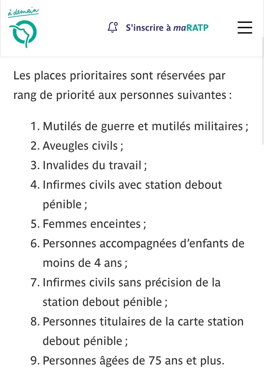 Boumboumfr's tweet photo. Rappel que si vous avez des enfants en bas âge dans le métro ou le bus parisien, les boomers doivent vous céder la place. https://t.co/LOvQwYNw3R