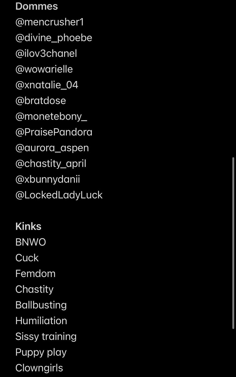 cursed_battler's tweet photo. Just updating my weaknesses list

Dommes, celebrities, hatepumps and kinks all listed for you to try and take advantage of

Good luck with your ambushes now my little winfarm bitches

If I have any curses, they will be listed below

#wankbattle #wankchat #goon https://t.co/6LlsrRNcVb