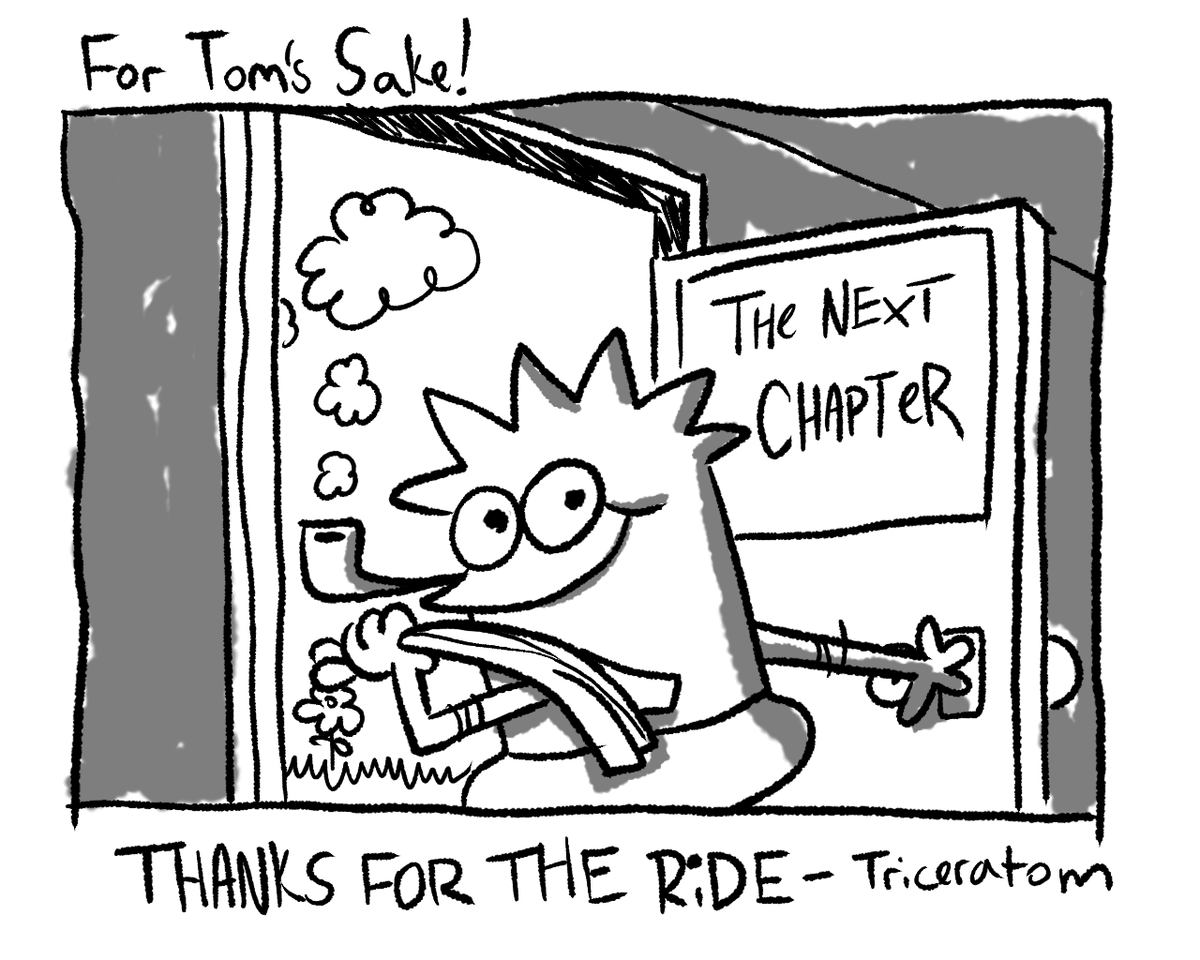 TriceratomShow's tweet photo. animatic at some point to show what the pilot would have been like and Triceratom comics should be back very soon! I hope y’all are understanding of this decision and we can not be more thankful for the support the show has gotten throughout the years. (2/2) https://t.co/ggWKhvT2Os