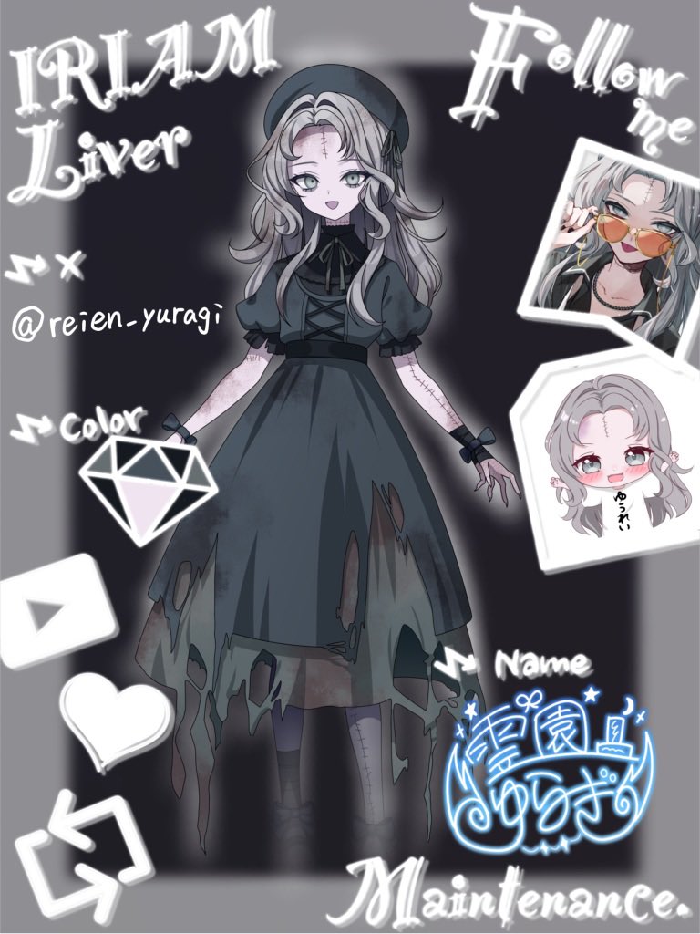 reien_yuragi's tweet photo. 圧倒的個人勢！
幽霊だけど怖くないよ👻

👻低音ボイス
👻Live2D準備中
👻酔うと暴走しがち
👻作業ROM、寝落ち大歓迎

💬&amp;♻️&amp;❤️で巡回します！

#IRIAMメンテ中のフォロー祭り 
 #おはようＶライバー https://t.co/1EX8kZZbHa