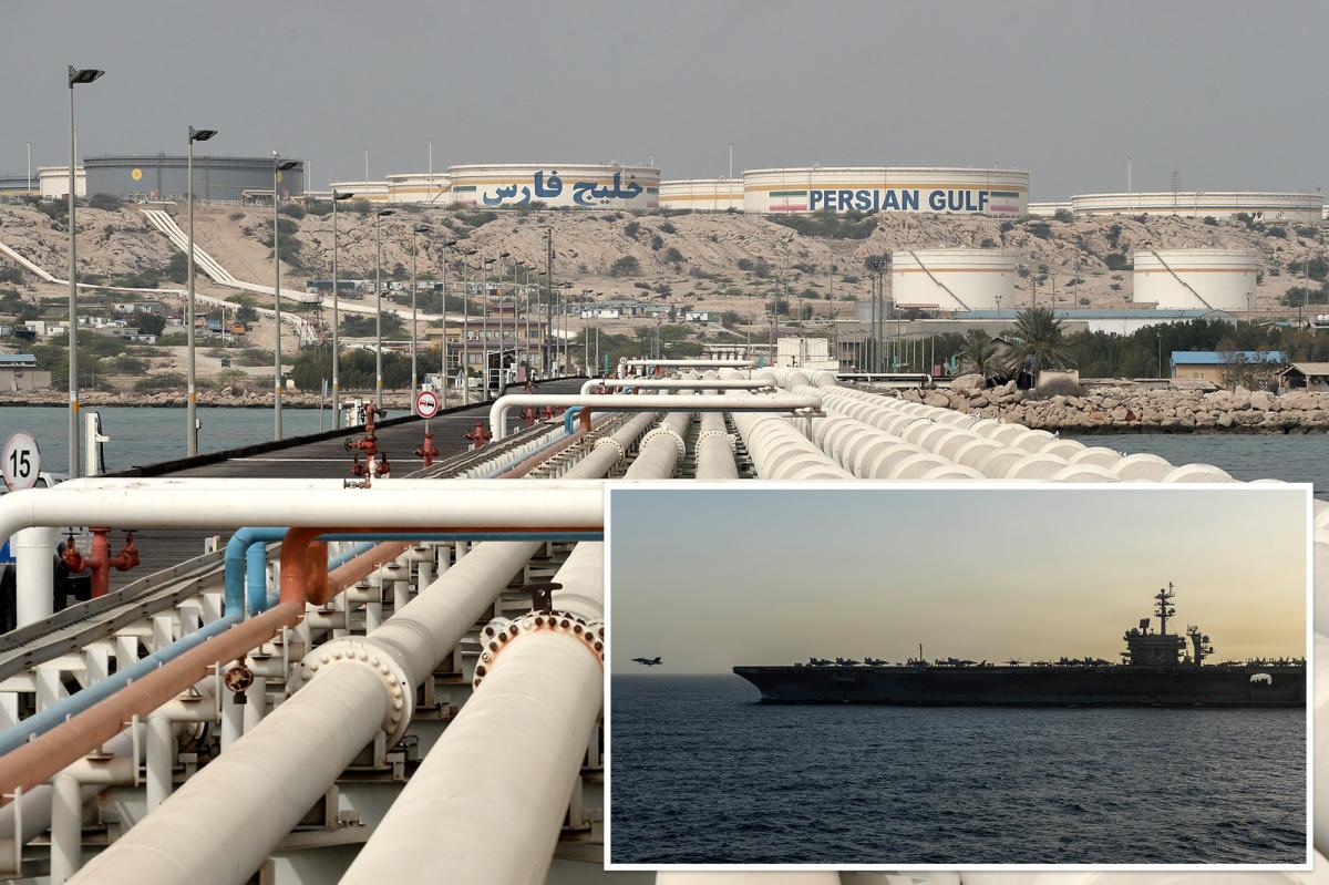 nypost's tweet photo. US Navy blockade has caused Iran's oil exports to crater - and could finally destablile regime: expert https://t.co/03BGePhRGu https://t.co/4JazJFcPJk