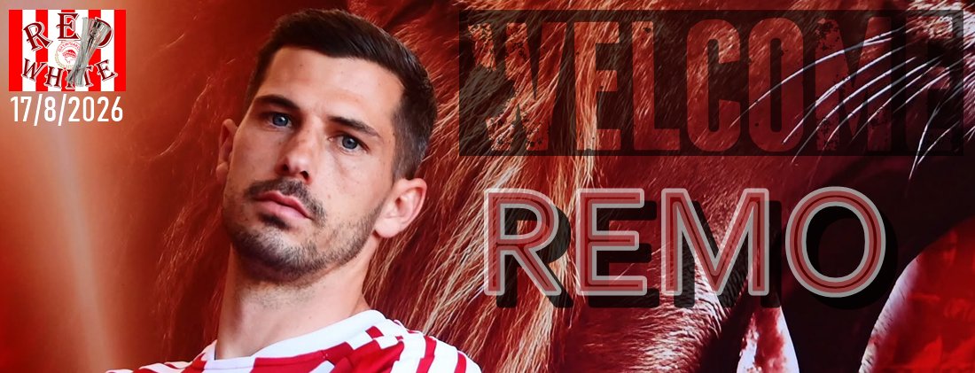 Red_White_7's tweet photo. Καλώς όρισες στο θρύλο Ρέμο Φρόιλερ!
#Red_White #OlympiacosFC #RemoFreuler #Transfer #Welcome https://t.co/joJ47KDr2s