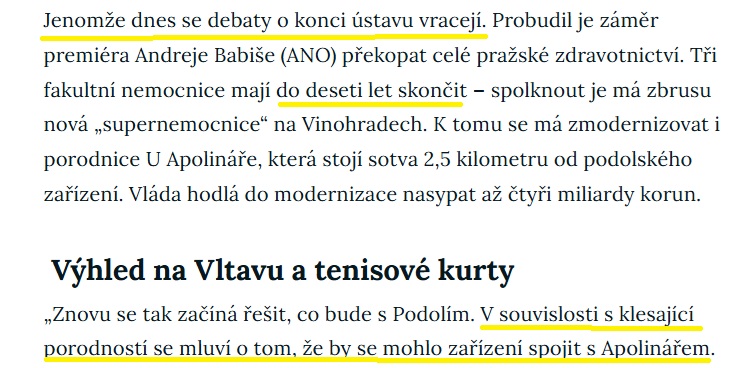 VerVerRodri's tweet photo. @hauer_tomas @Aktualnecz @ZdravkoOnline Článek netvrdí, že se teď Apolinář a ÚPMD slučují. Uvádíme v něm, že se vracejí debaty o tom, jestli v následujících 10 letech tato zařízení nespojit, a to vzhledem k nevyhnutelným demografickým změnám. Ústavy stojí kousek od sebe a chystá se transformace pražského zdravotnictví. https://t.co/rEavir4ESO