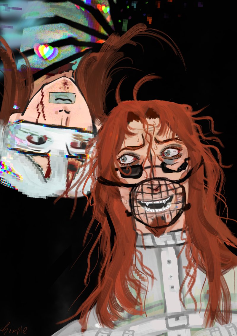 simple_lumine's tweet photo. #Postal “ I have two sides ” https://t.co/Sc8lUyZd0C