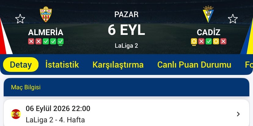 theneo1907's tweet photo. 🔥 

İÇERİ ALMAMIZ GEREKEN BİR MAÇ 🚨 

06 EYLÜL PAZAR 🗓️ 

⚡️ ALMEİRA - CADİZ 

İY MS 2/1 v 1/2 💎 💎💎

YTD  ✍️ https://t.co/RIStzQqxv0