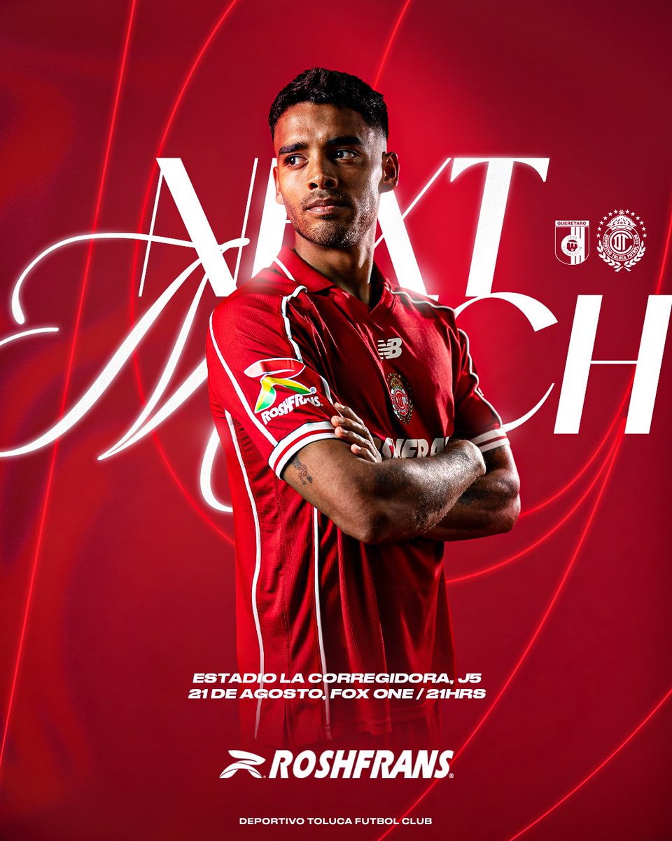 TolucaFC's tweet photo. Se adelanta nuestro siguiente juego ❤️‍🔥 El viernes estaremos juntos 🔥

@RoshfransMX https://t.co/H2ycxFDqKp