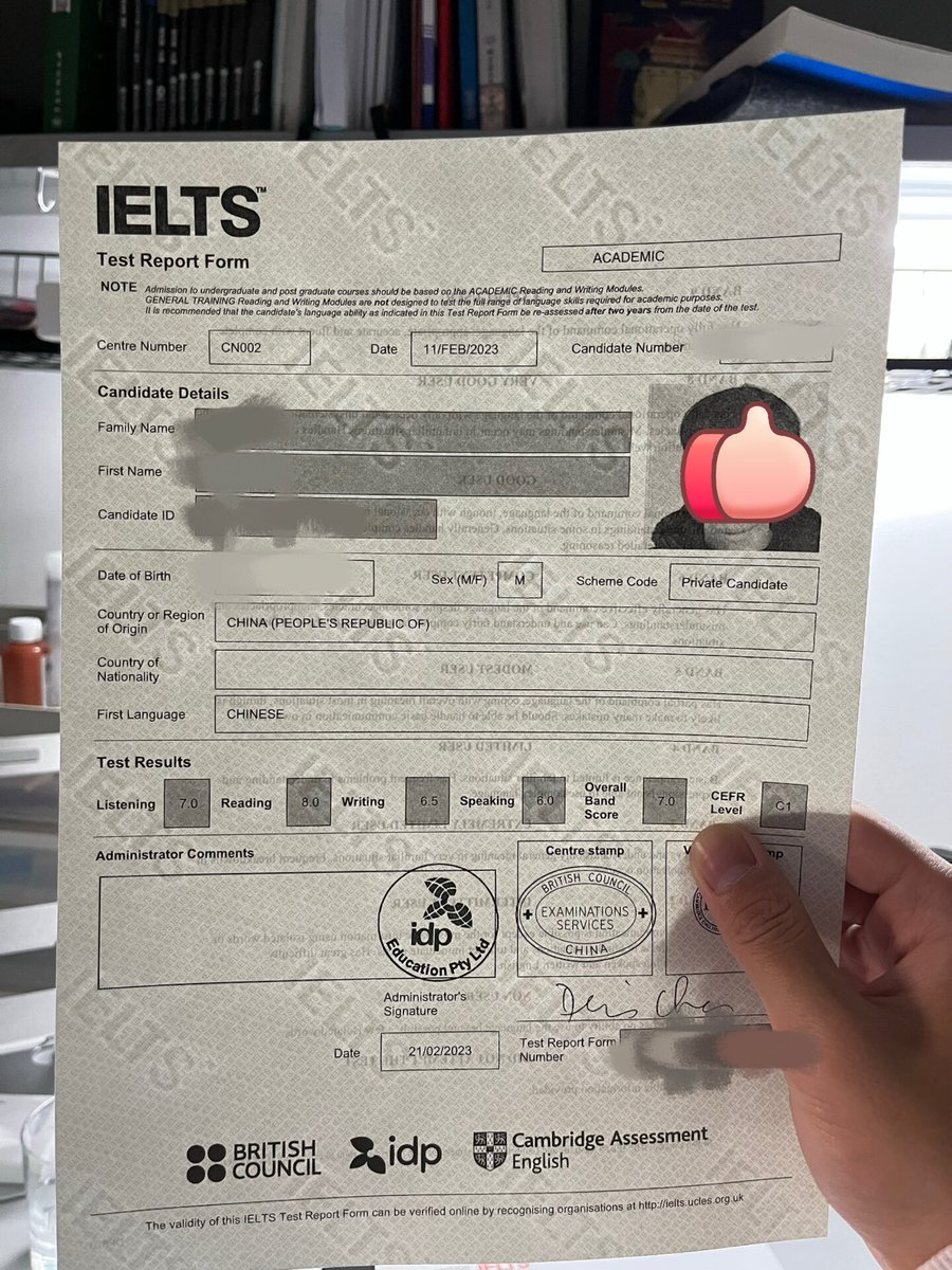 VirtualEarthPro's tweet photo. Got my IELTS academic result today! Listening 8.5, Reading 8, Writing 7, Speaking 7.5 — total 8. That’s exactly the score I need for my grad school application. Very happy with the hard work paying off! https://t.co/ibtL1OIu1F
