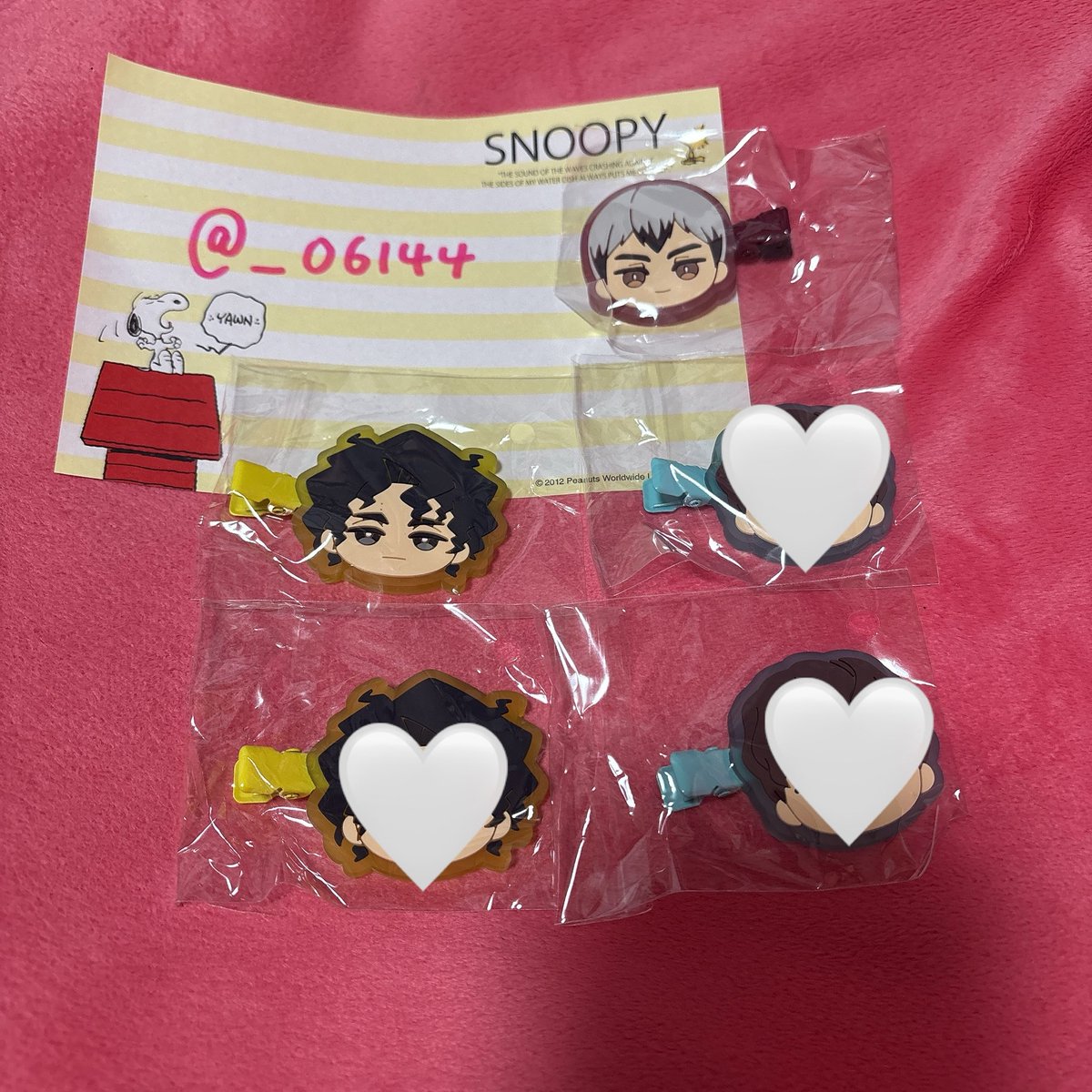 _06144's tweet photo. 【交換】ハイキュー みにコレ 前髪クリップ Vol.4

譲：佐久早、北

求：宮侑

郵送での交換希望。
お心あたりがございます方はお気軽にお声がけおお願いいたします🙇‍♀️ https://t.co/wbZur1fmR5