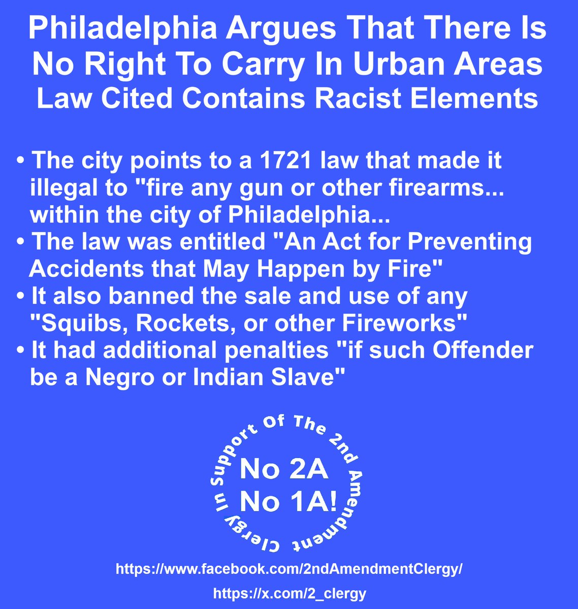 2_clergy's tweet photo. Source: https://t.co/PTpPJKDQrb
#GunRights, #2A, #2ARights, #2ndAmendment,
#ConstitutionalCarry, #CCW, #ConcealedCarry
#DGU, #DefensiveGunUse https://t.co/drO8WrdAyP