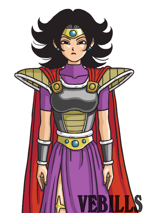 Vebills3's tweet photo. Planet Vegeta Queen.

Since Toyotaro gave a brief glimpse of her design, obviously his own interpretation, I decided to imagine a bit more.

I removed some details from below her waist, as there was too much stuff around her legs (and honestly, wasn't really necessary...) https://t.co/yQkUjE0fmL