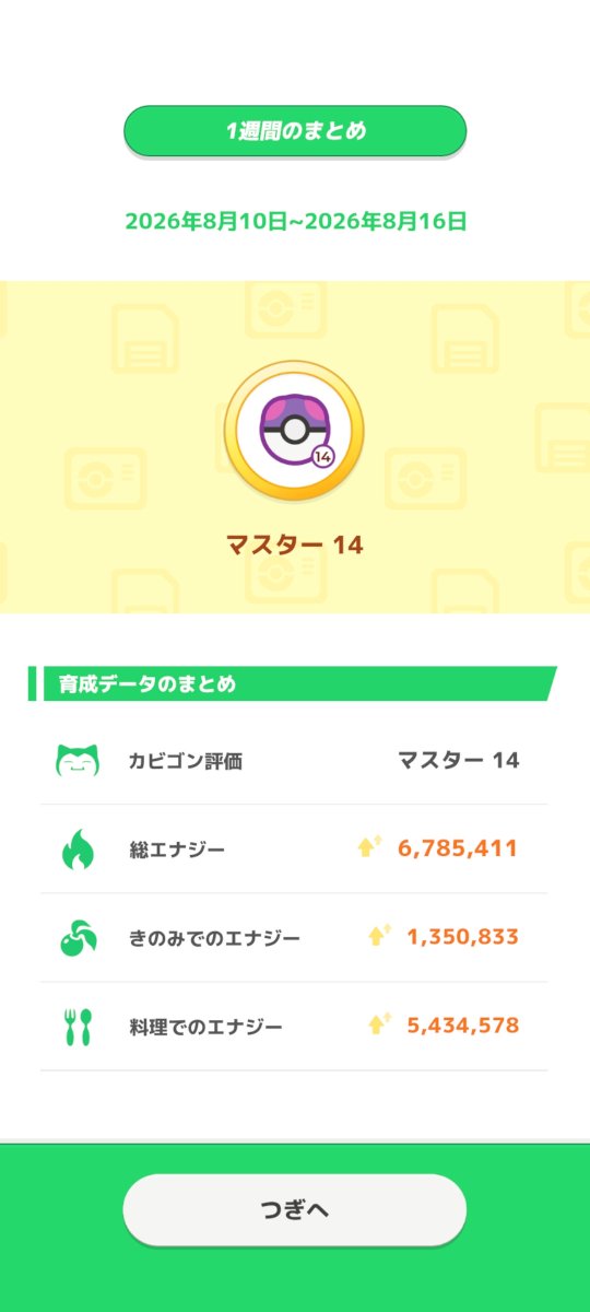 jibu_poke's tweet photo. サマフェス2026はワカクサEXマスター14でフィニッシュ。
とびはねるカレーうどんが自分のメンバーだと作りやすい部類なので、今後に期待。
最終日は未発見寝顔3つ！ルチャブルコンプできました。 https://t.co/aogybmPArc