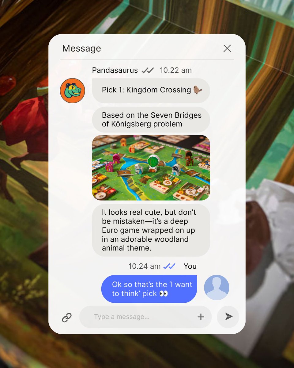 Pandasaurusgame's tweet photo. POV: you text the board game company for recommendations and they actually come through 📲

3 picks, 3 vibes: swipe to find your table's personality. Shop the lineup: https://t.co/io9RPtt7Jy https://t.co/lHE3QQAOc8