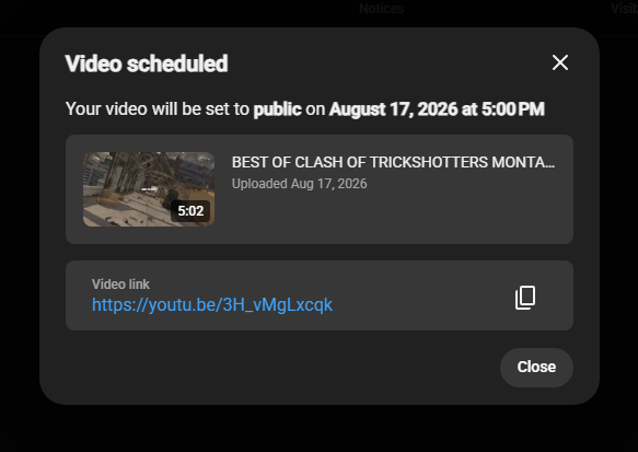 ZeusOGx's tweet photo. BEST OF CLASH OF TRICKSHOTTERS 
VIDEO PREMIERE 7 PM EST
@Steezehh @Ettni_ @Vinqe_ @zHydras @antisocialemo 
@Backxp @PVRCams @xAvadent @itshxrbo @GroundFolkShow @campus420 @Zovveyy @TEGGaming @Ghoulys_ @Ocelillo7 @Burrzyy @Z4A @Itschexzi @ehlislol @fvnley 
https://t.co/ucSCBjBCUM https://t.co/ggYPr5Kq2q