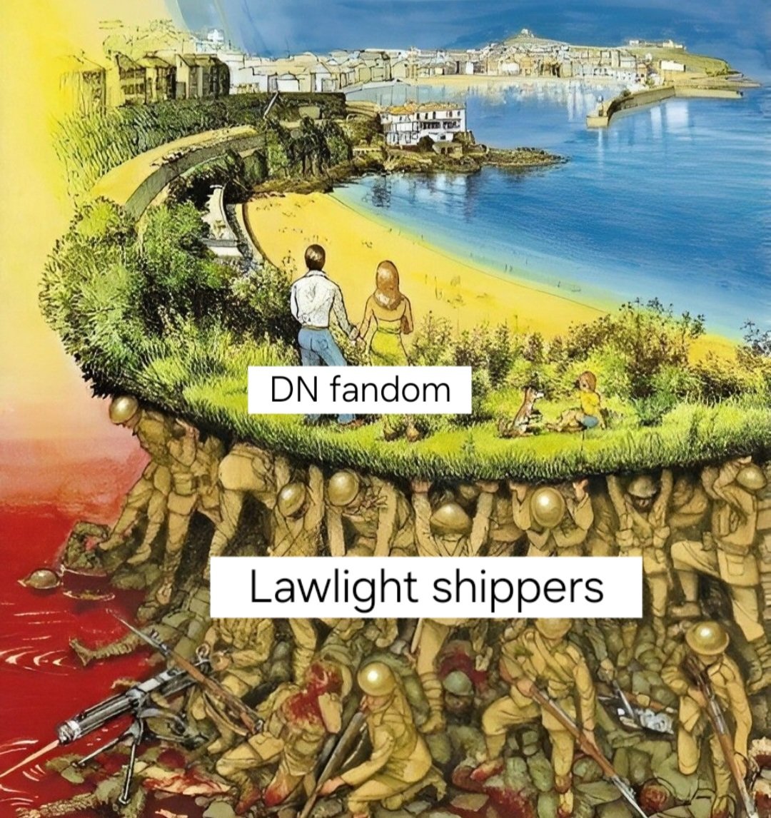 LightYagummyy's tweet photo. Lawlight haters need to remember that ship's the backbone of the fandom. https://t.co/gPvIatNHTn