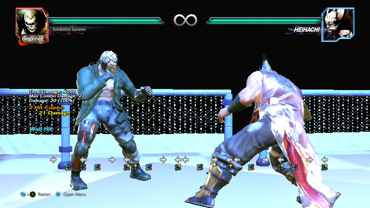 Lon_fights's tweet photo. can't play T8, cause laptop can only run T7 with potato mod and minimum settings; but man's gotta practice his taunts. peak #Tekken experience https://t.co/guZaDsogHS