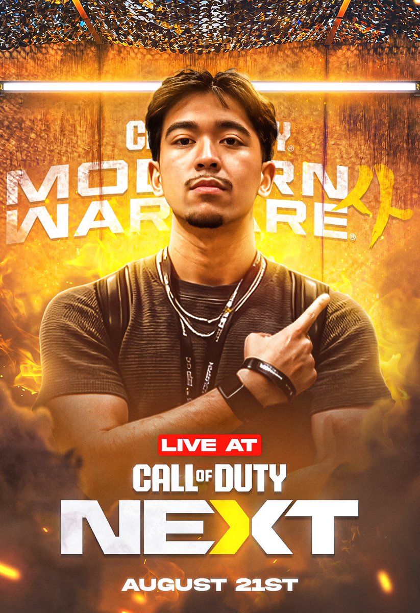 Stracts's tweet photo. Excited to announce that I was selected to play #MW4 early at #CODNext this year on August 21st, at 9am PT!

Thank you for the opportunity @CallofDuty 

Time to lay some belt 🔥 https://t.co/jhBO9oZXAm