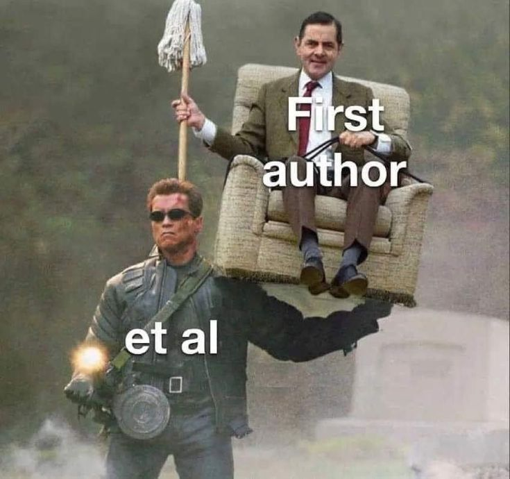 ScholarshipfPhd's tweet photo. First Author & et al