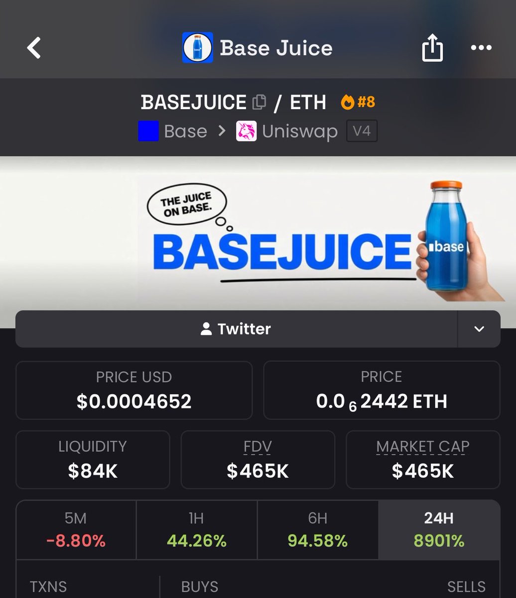 crypto_chin's tweet photo. $BASECAT to 1B MC
$BASEJUICE to 100M MC https://t.co/mvaTejBpSR