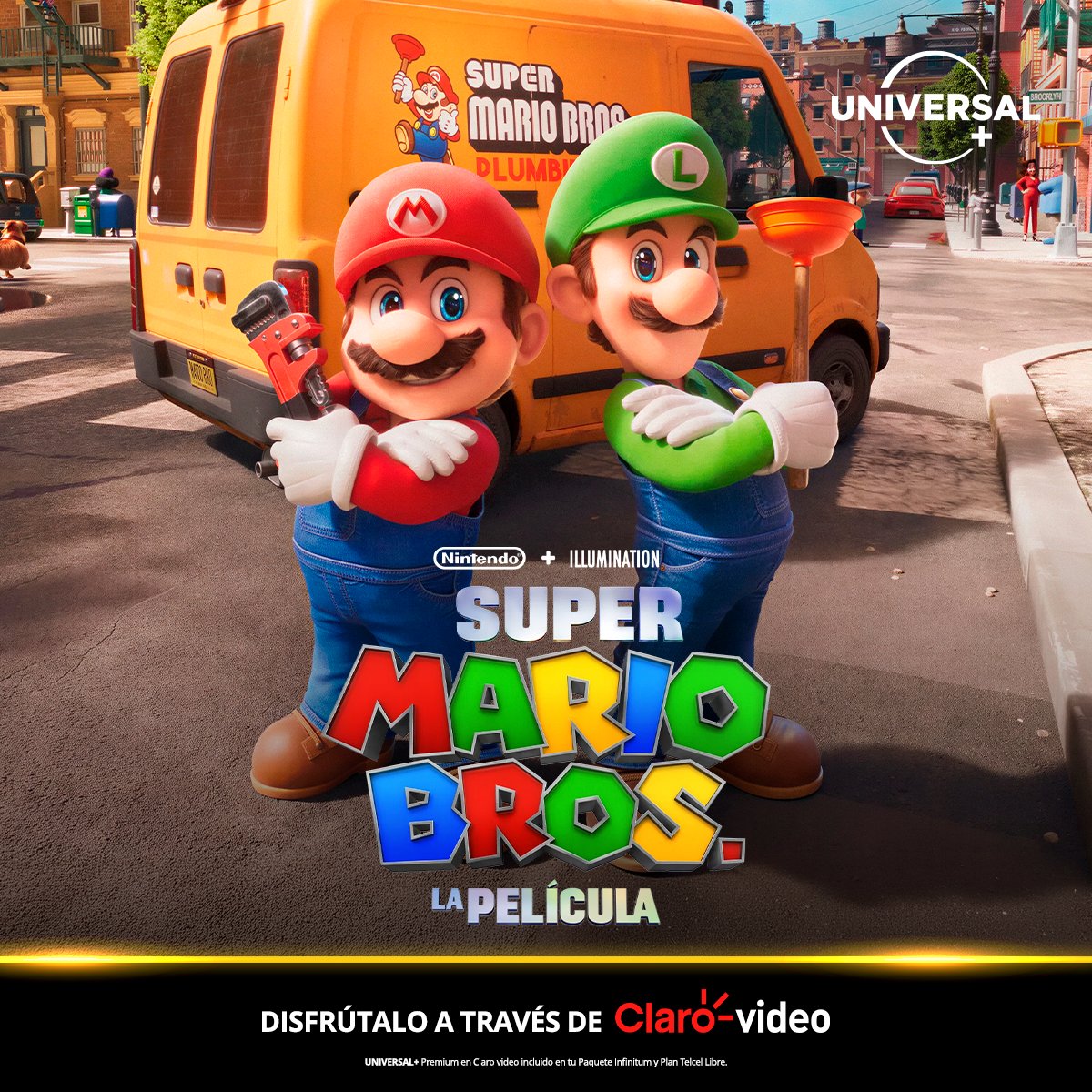 ClaroVideoMx's tweet photo. ¡El Reino Champiñón te está esperando! 🍄 🏰 ¡Vive la emoción de  𝗦𝘂𝗽𝗲𝗿 𝗠𝗮𝗿𝗶𝗼 𝗕𝗿𝗼𝘀. 𝗟𝗮
𝗣𝗲𝗹í𝗰𝘂𝗹𝗮 por #UniversalPlusEnClarovideo! 🎮    https://t.co/e1QMYpUSHj  #UniversalPlus   

👉 UNIVERSAL+ en Claro video, incluido en tu Paquete Infinitum y Plan Telcel Libre 👈