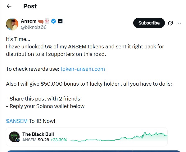 rogerreid's tweet photo. I just went and checked my rewards in https://t.co/C6pGIpkqWP and 0 $ANSEM rewards..(I hold $150k in Ansem)

It was going to be more fair if he burned these tokens than promising a huge rewards for holders and sending them to his side wallets XD⁠​⁠​​​​‍ https://t.co/DJYjGOUXvn
