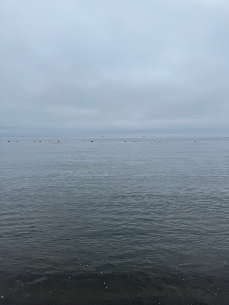 YSLiverun's tweet photo. 630セッションで「まだ海に行ってない」というコメントがあったので☁️曇り空でキレイな青い空と海じゃないですけど今朝の海を🌊
#ライブラン https://t.co/6ZGqp1z45d