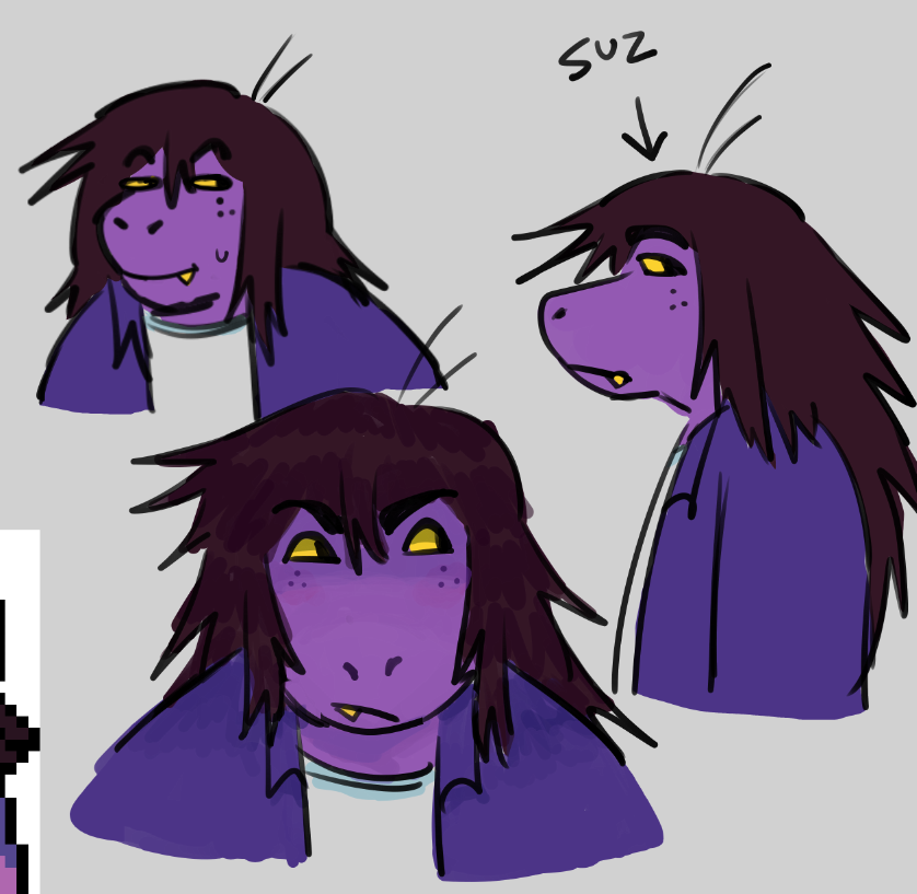 grasskiddart's tweet photo. some susie doodles https://t.co/8NMpY2QPXE